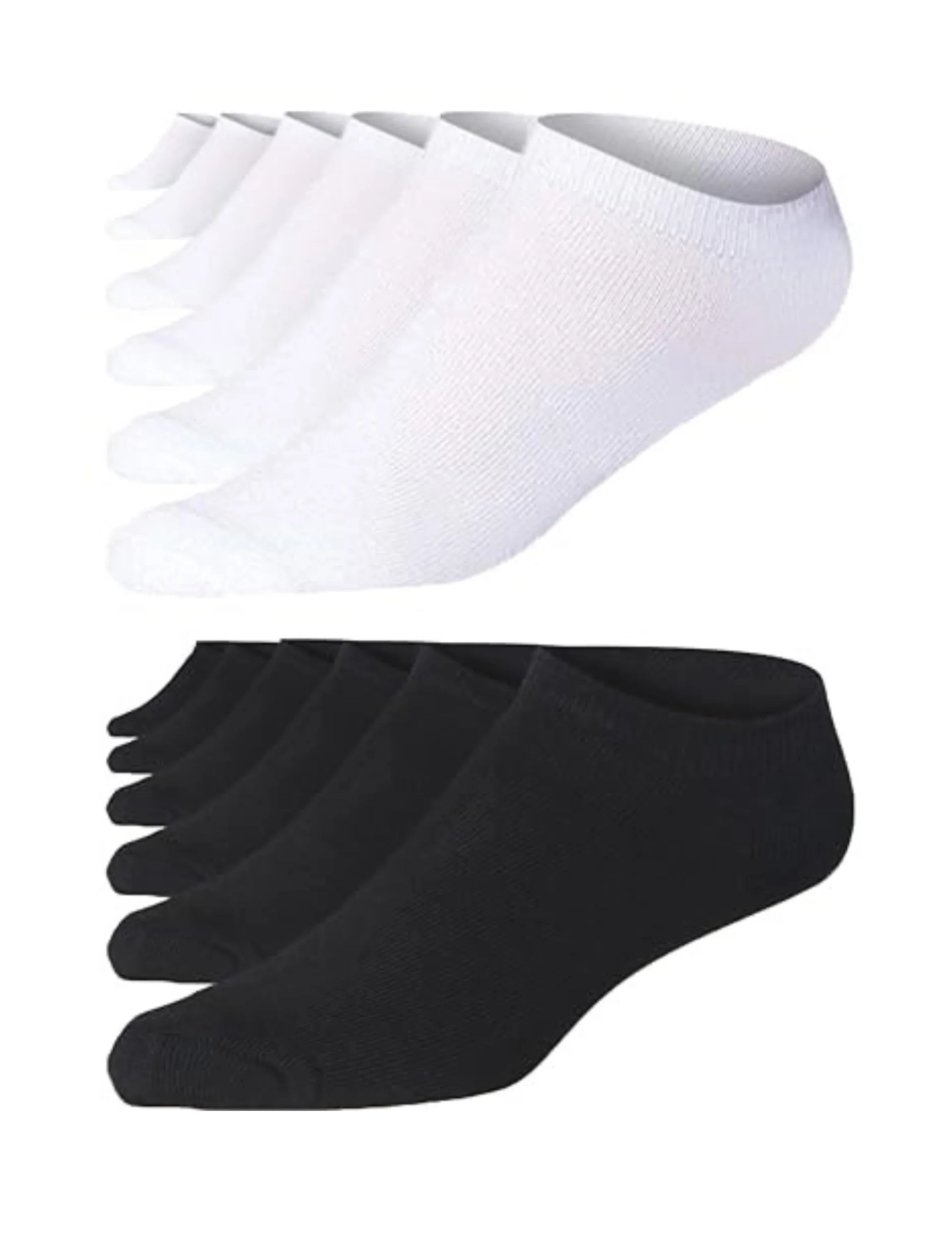 JAMES FIALLO Men's 12-Pairs Performance Low Cut Athletic Solid Neutral Colors Patterned Sport Socks - Tipi Toe Socks