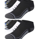  Men's 12-Pairs Performance Low Cut Athletic Classic Colors Minimalist Patterned Sport Socks - Socks