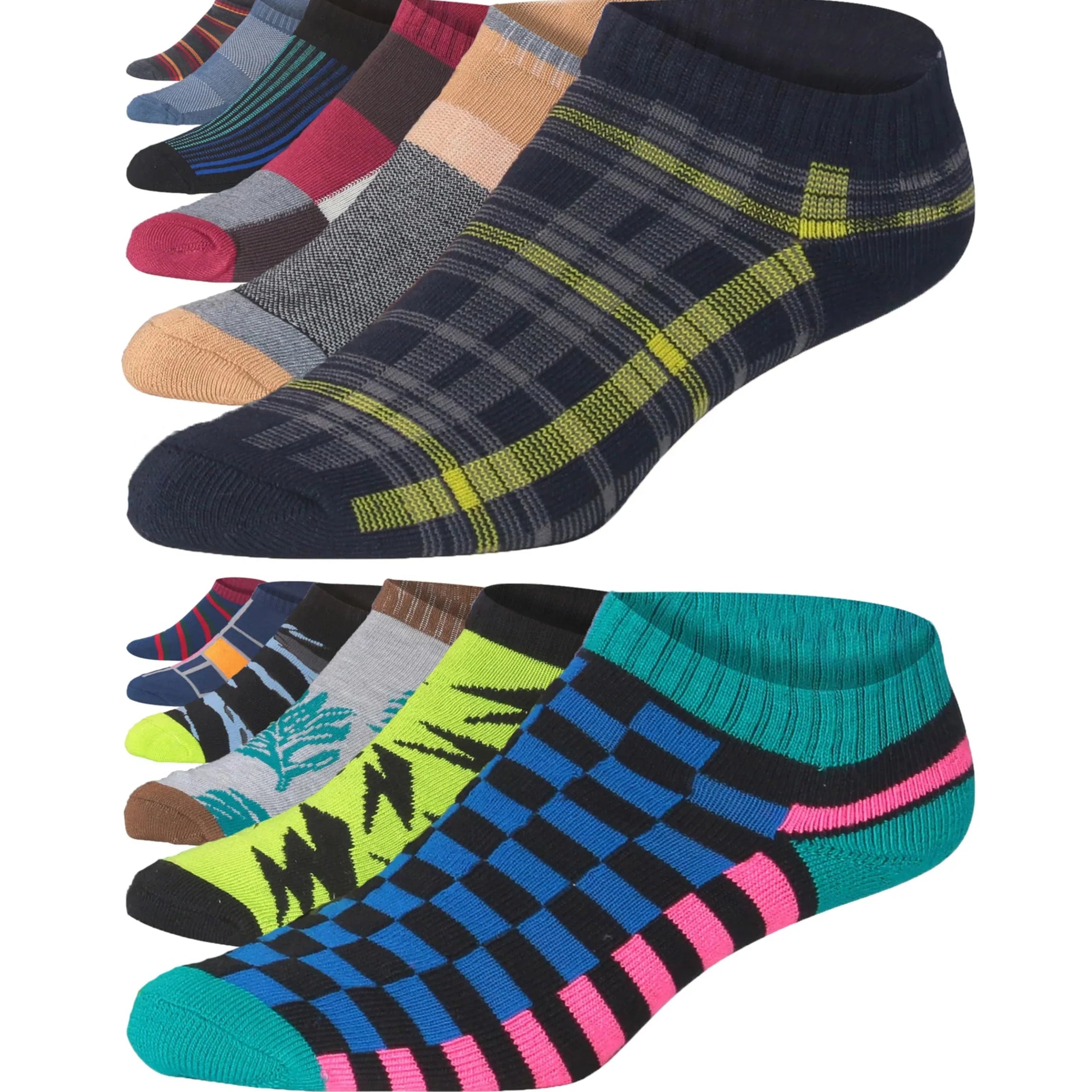 James Fiallo Men's Leaf Stripe Sports Socks