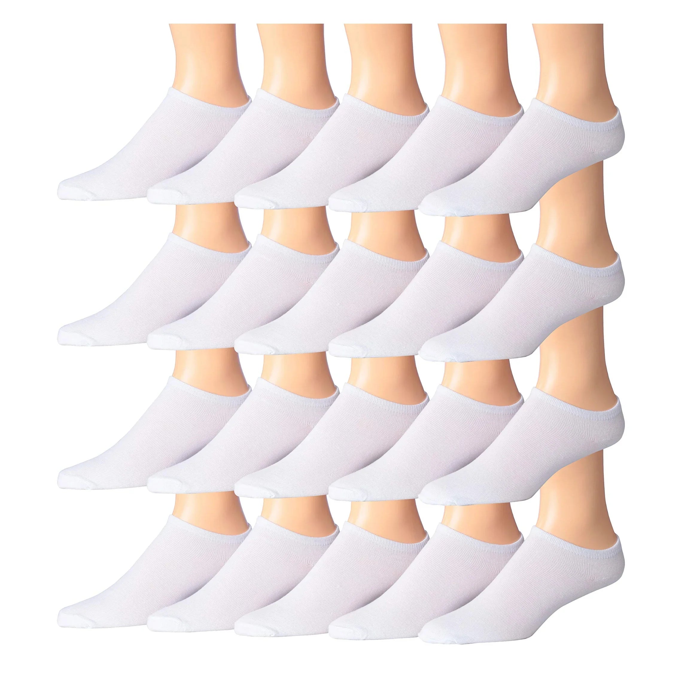Men's Solid White Socks