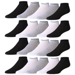 Men's 20 Pairs Classy Extra Lightweight Colorful Shades Contrast Patterned Low Cut/No Show Socks - Socks