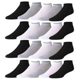 Men's 20 Pairs Classy Extra Lightweight Colorful Shades Contrast Patterned Low Cut/No Show Socks - Socks