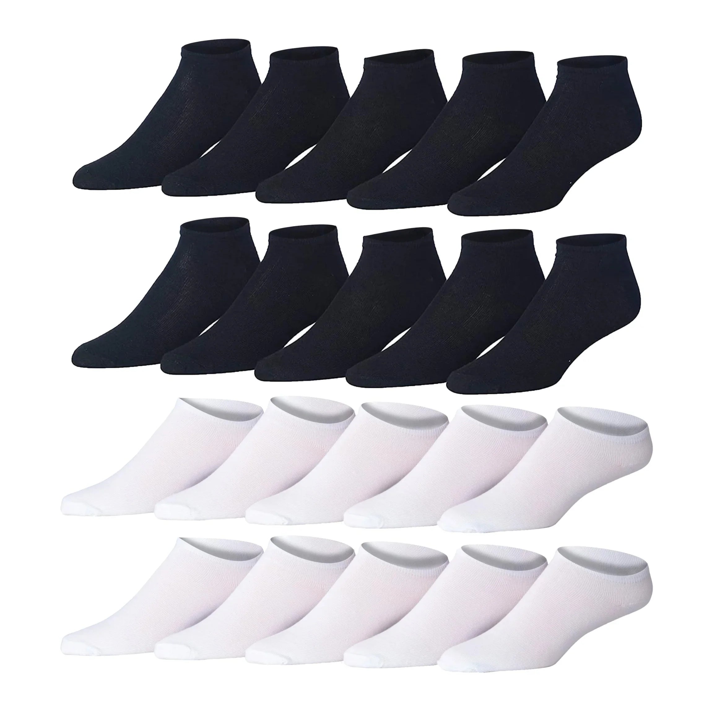 Men's Black And White Socks