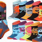 Tipi Toe Women’s Athletic & Novelty Sock Bundle – 12-Pack Cushioned Quarter Running Socks & 10-Pack Fun Low-Cut Ankle Socks, Sizes 9-11