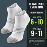 Women's Black White and Grey Socks - 6 Pack