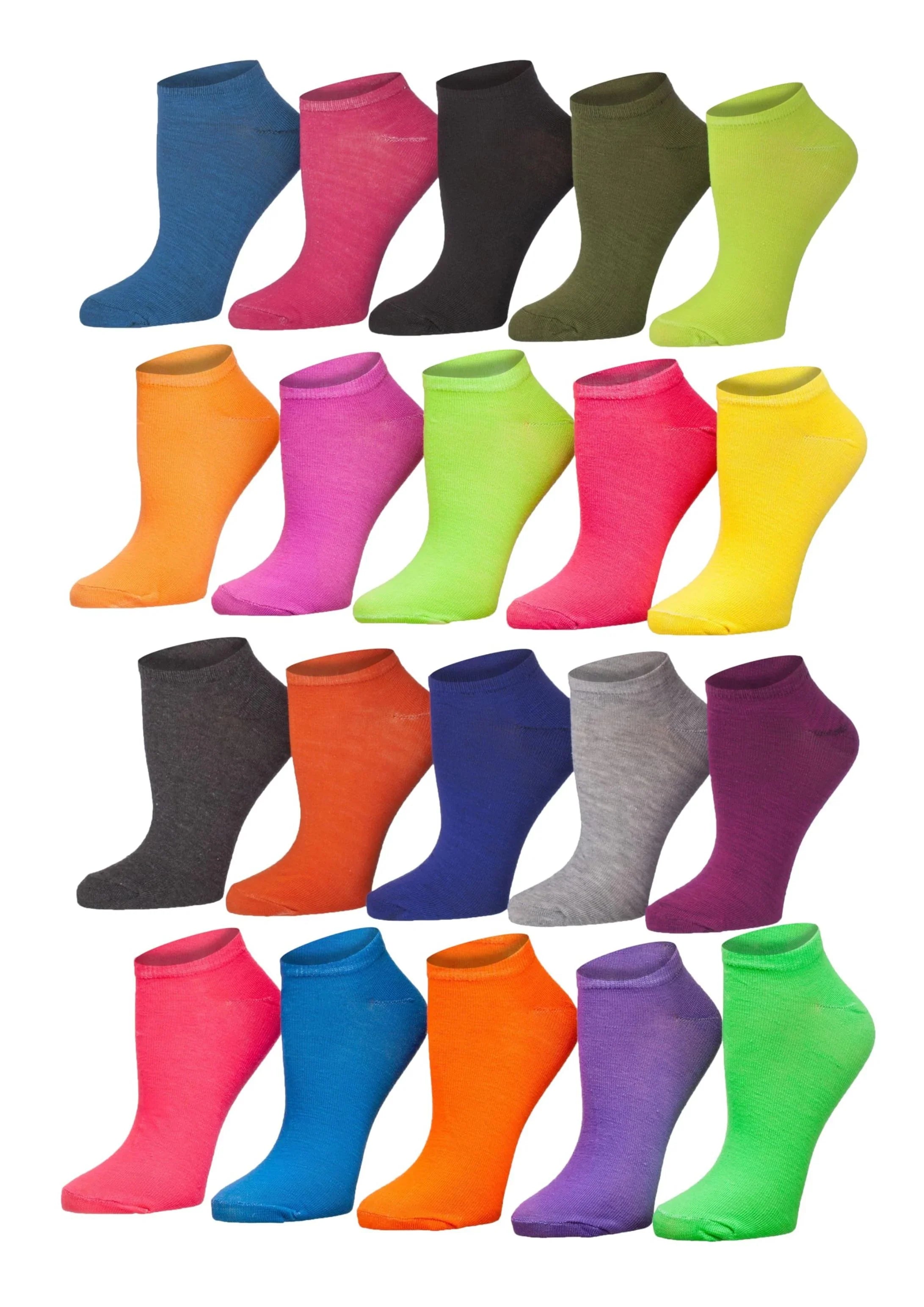 Spectrum Multicolor No Show Socks