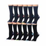 Black High Heel Socks