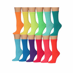 Multi-Color Crew Socks