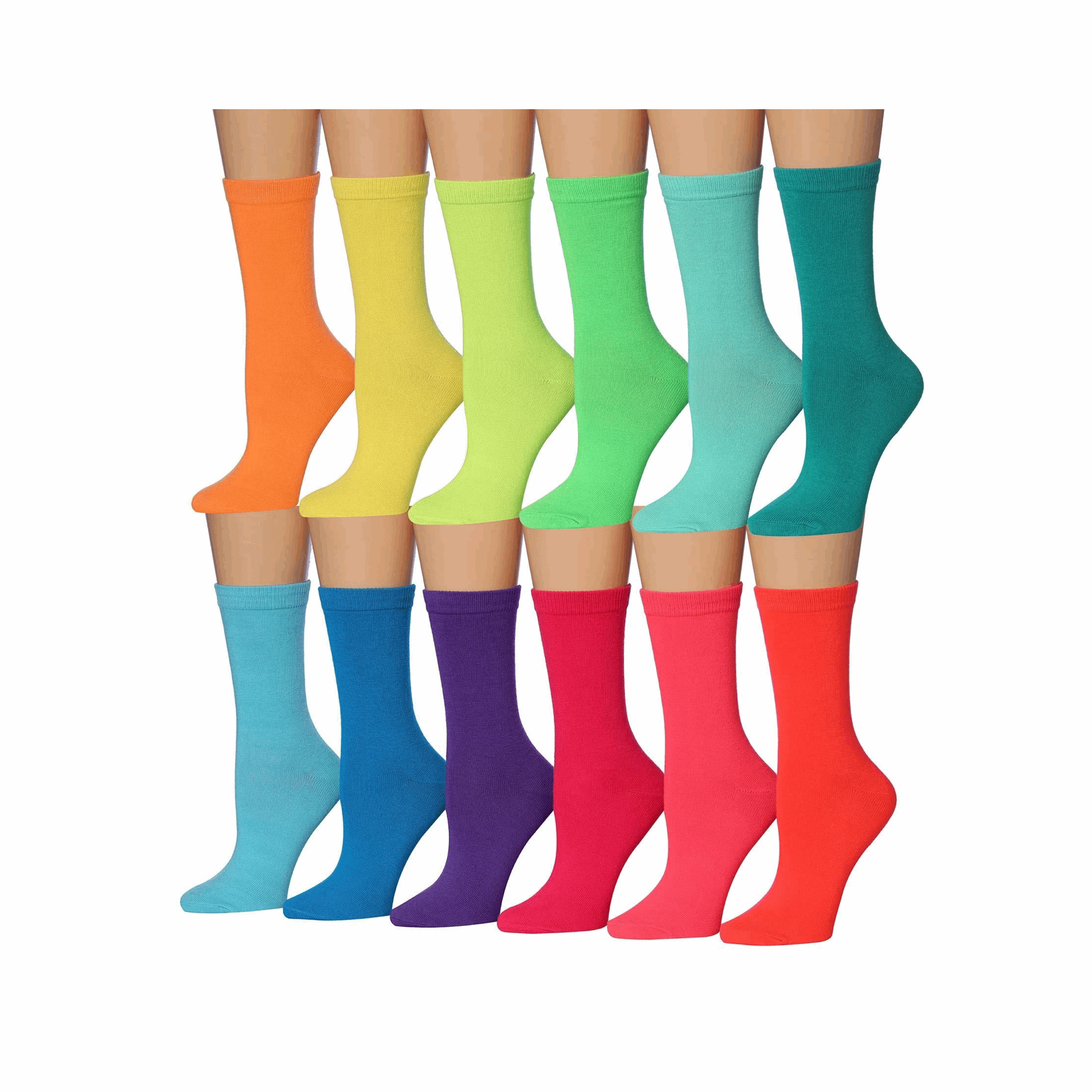 Multi-Color Crew Socks