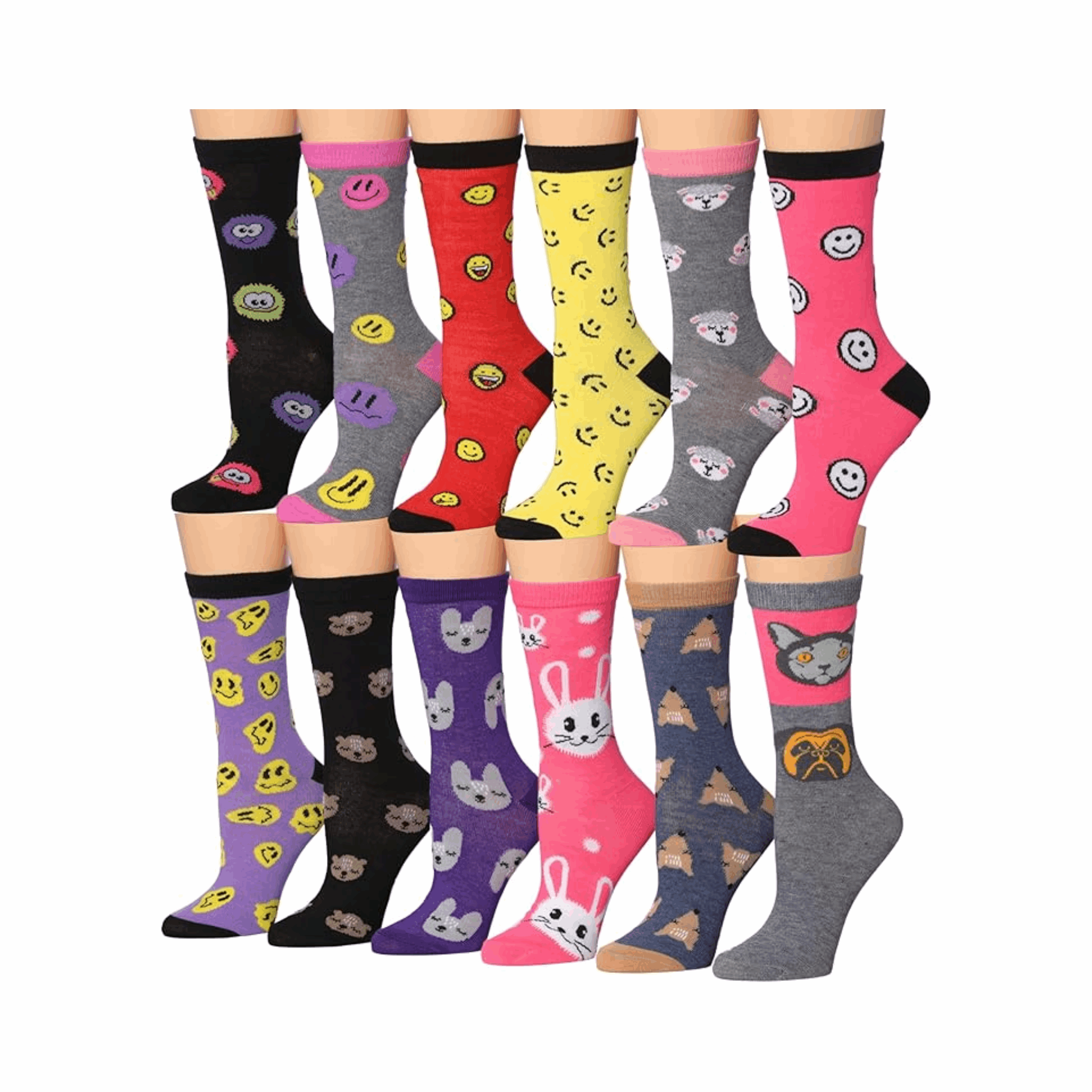 Animal Emoji Socks