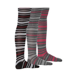 Women's 3 Pairs Striped Elegance Over The Knee High Socks