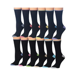 Black High Heel Socks