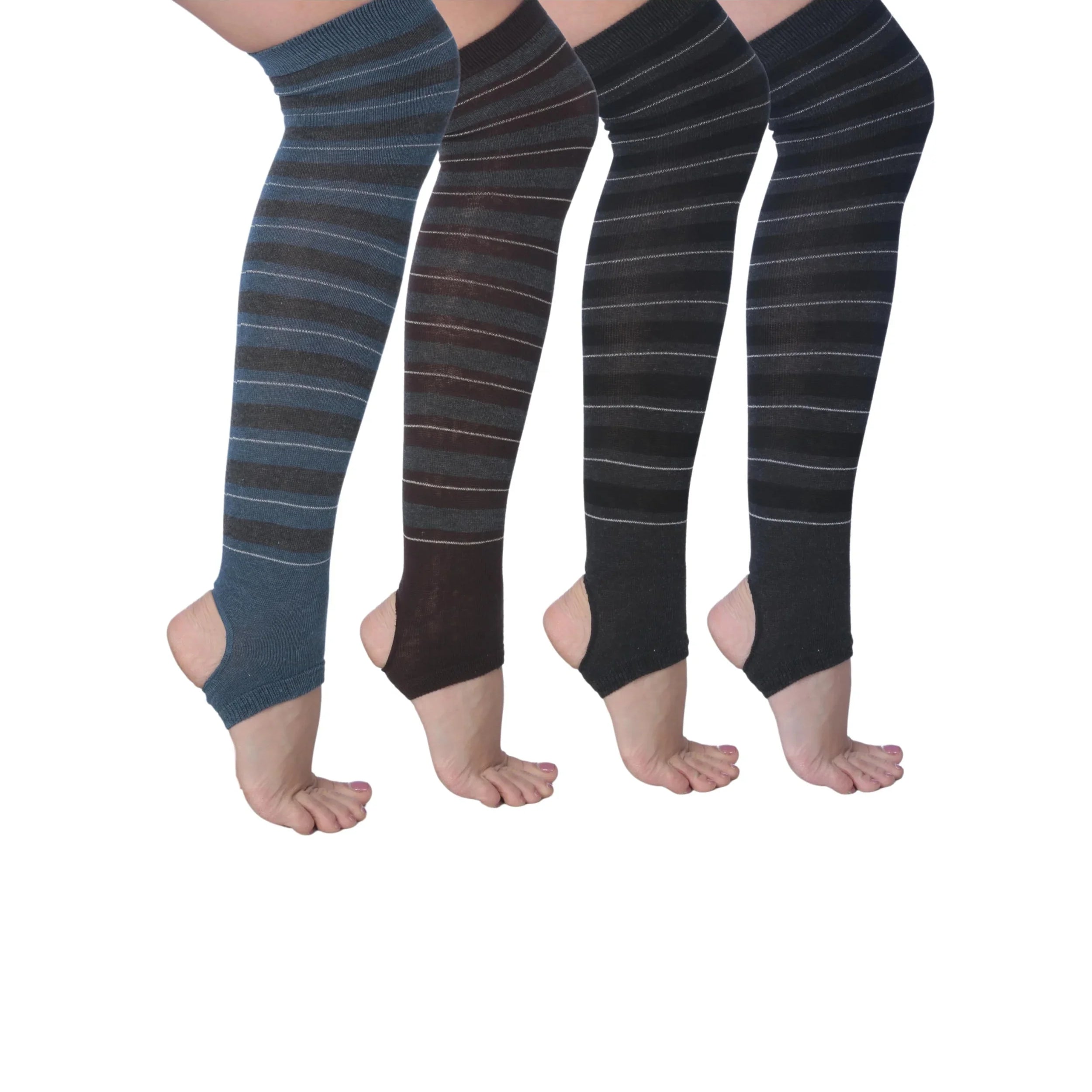 Yoga Striped High Socks