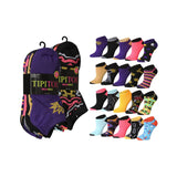  Womens 20 Pack Colorful Vibrant Dynasty Patterned Low Cut/No Show Socks -  Socks