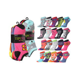  Womens 20 Pack Colorful Patterned Floral Whimsy Burst Ankle/Low Cut Socks -  Socks