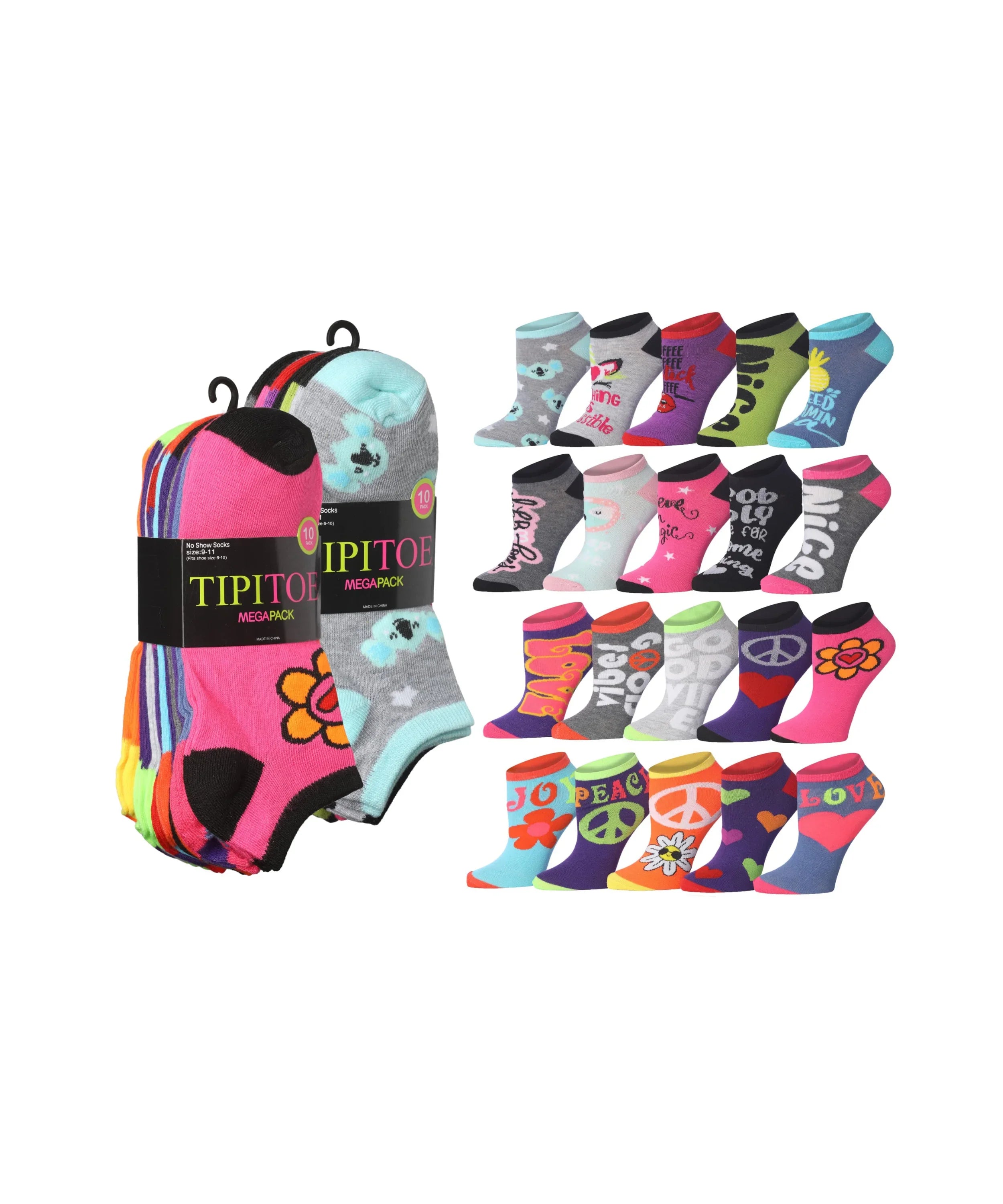 Whimsy Floral Low Cut Socks