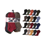  Womens 20 Pack Colorful EarthTone Mix Patterned Low Cut/No Show Socks -  Socks