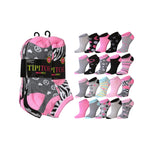  Womens 20 Pack Colorful Chic Harmony Patterned Low Cut/No Show Socks -  Socks