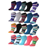 Women's 20 Pairs Colorful Patterned Low Cut/No Show Socks -  Socks