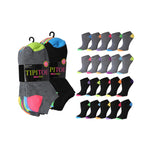 Black & Grey Low Cut Socks