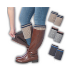 Striped Boot Cuffs