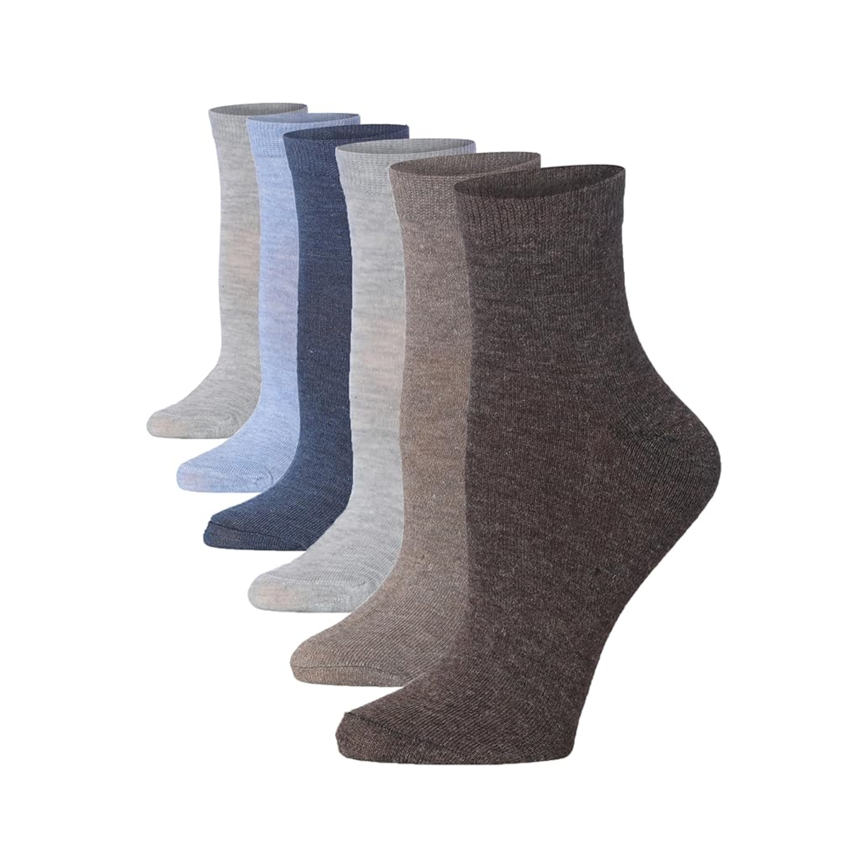Men's Multicolor Quarter Socks