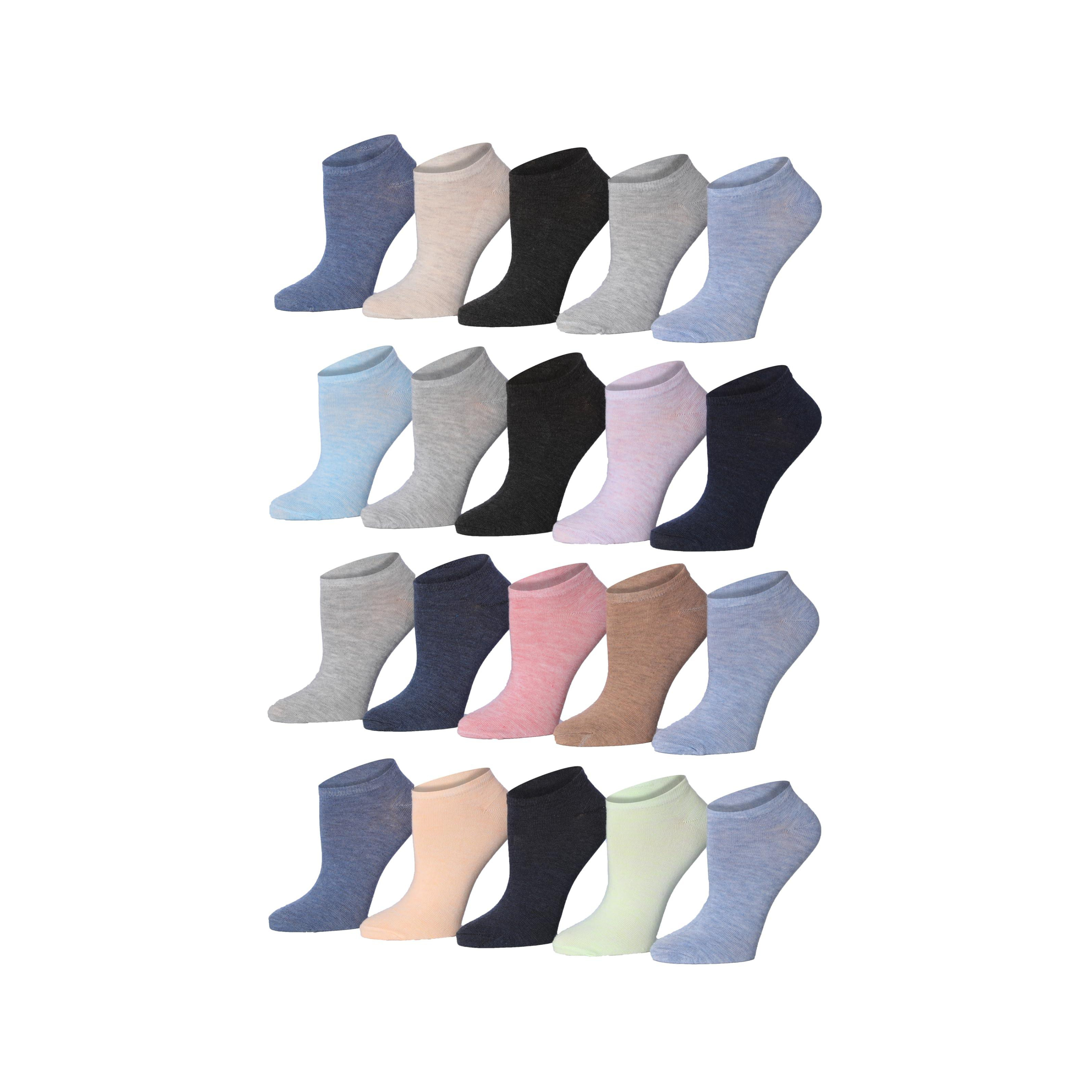 Fun Color No Show Socks