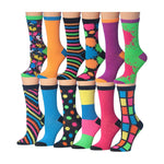 Colorful Funky Fashion Colorblock PaintSplash Crew Dress Socks