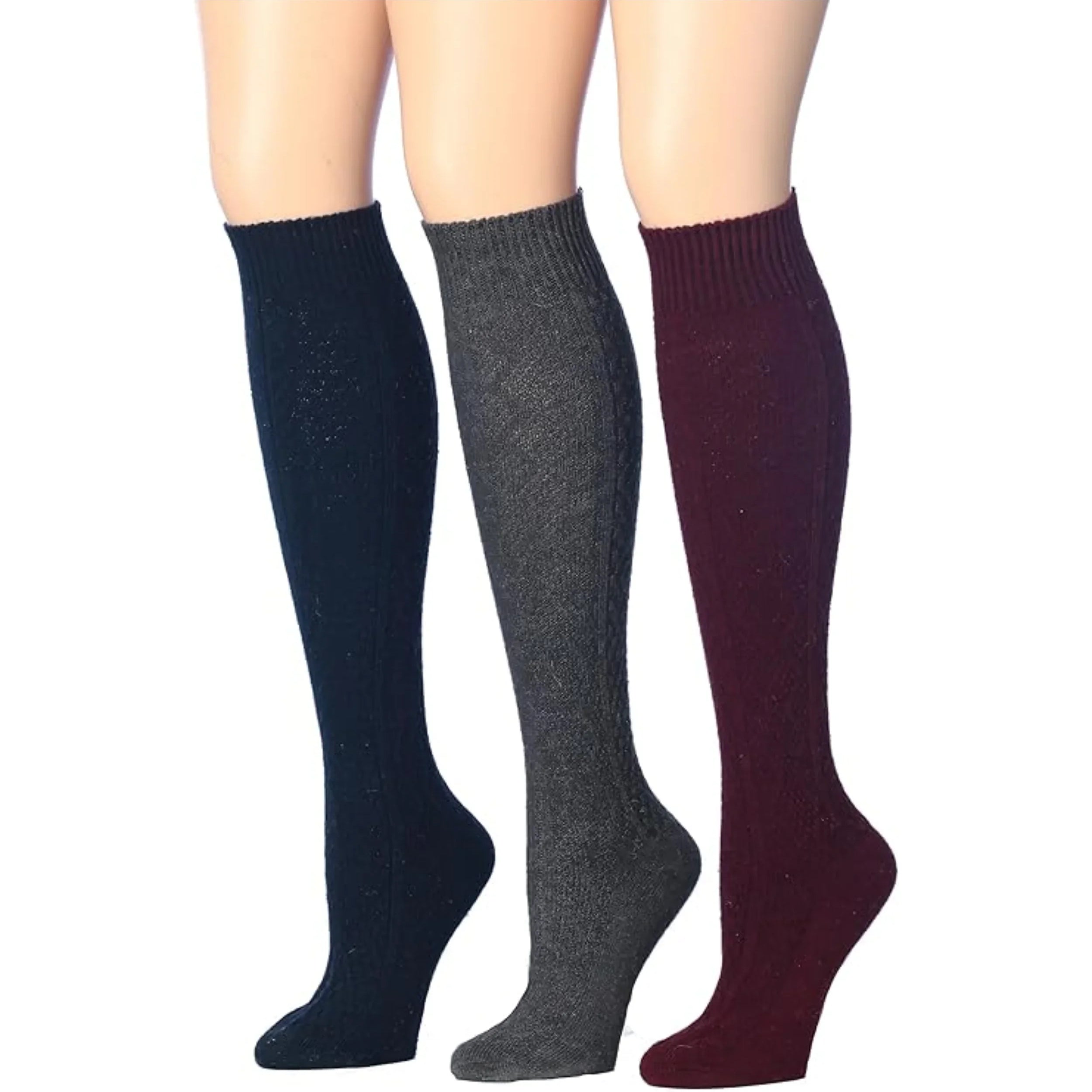 Textured wool blend Socks