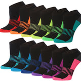 Women’s Warm Winter Slouchy Boot Socks 6-Pack + Women’s Cushioned Athletic Running Ankle Socks 12-Pack Bundle (18 Pairs)