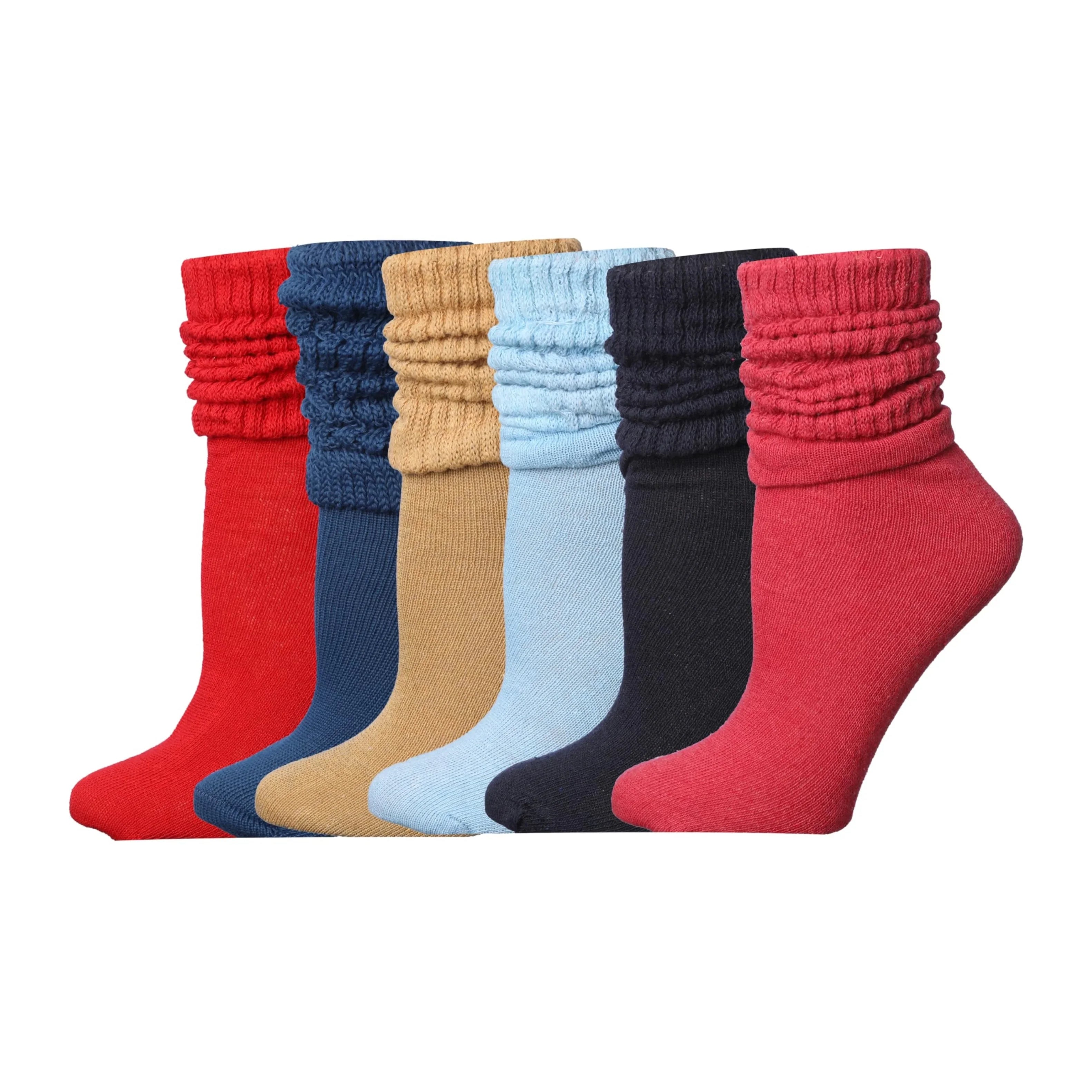 Colorful Slouch Knee High Socks