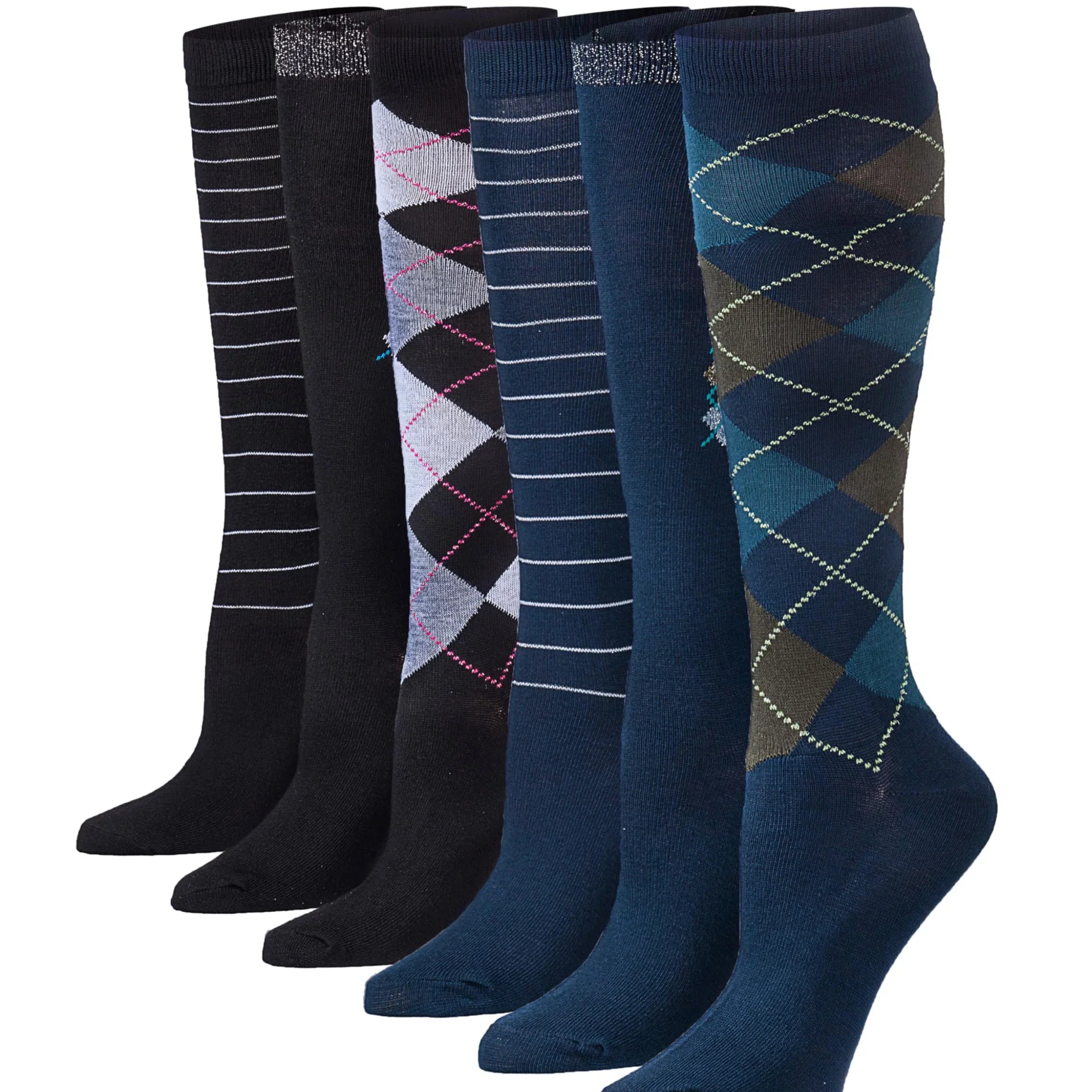 Patterned Knee High Socks
