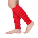 Isadora Paccini 80s Women's Ribbed Leg Warmers Crimson Passionate Red for Party Sports Accessories