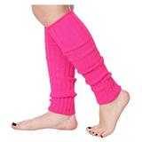 Isadora Paccini 80s Women's Ribbed Leg Warmers Blushing Pretty Pink for Party Sports Accessories