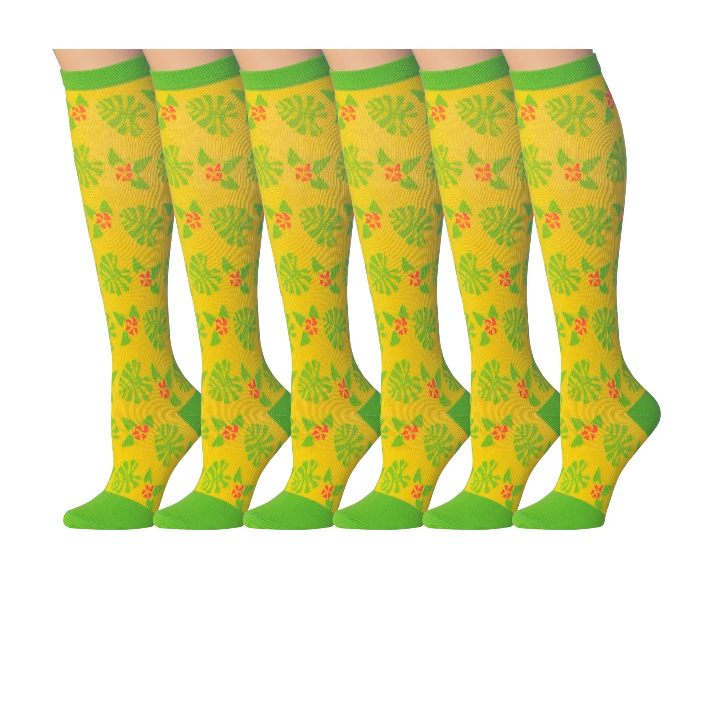 Yellow Compression Socks