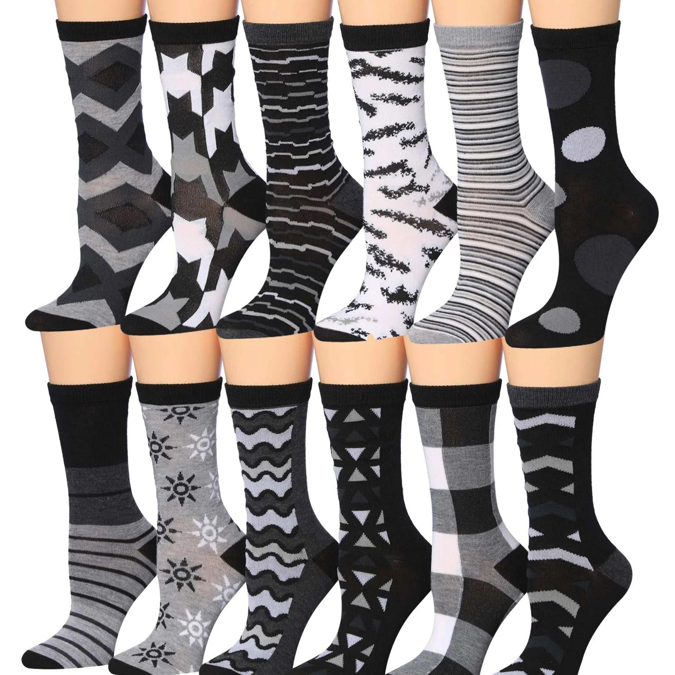 Black White Socks