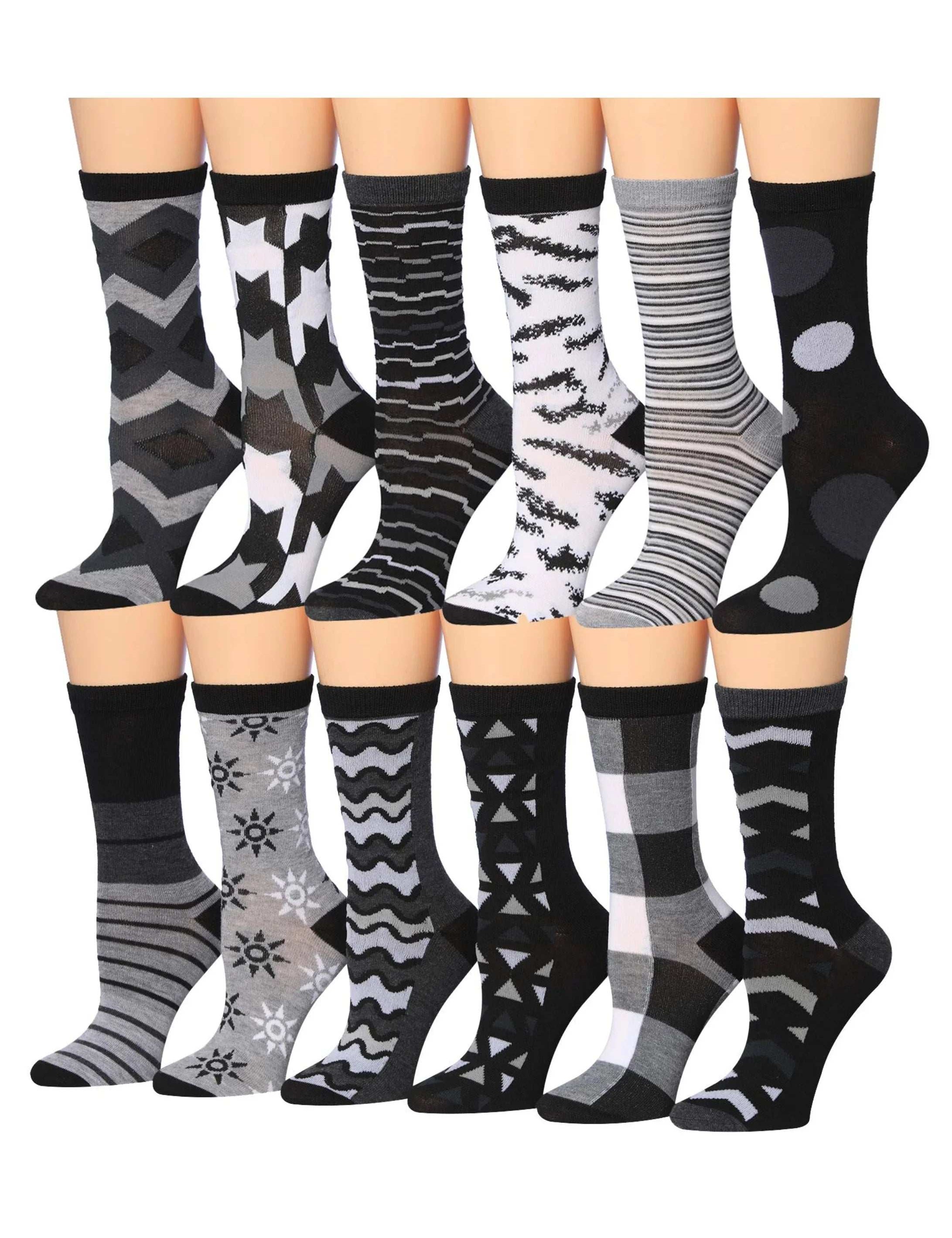 Black White Socks