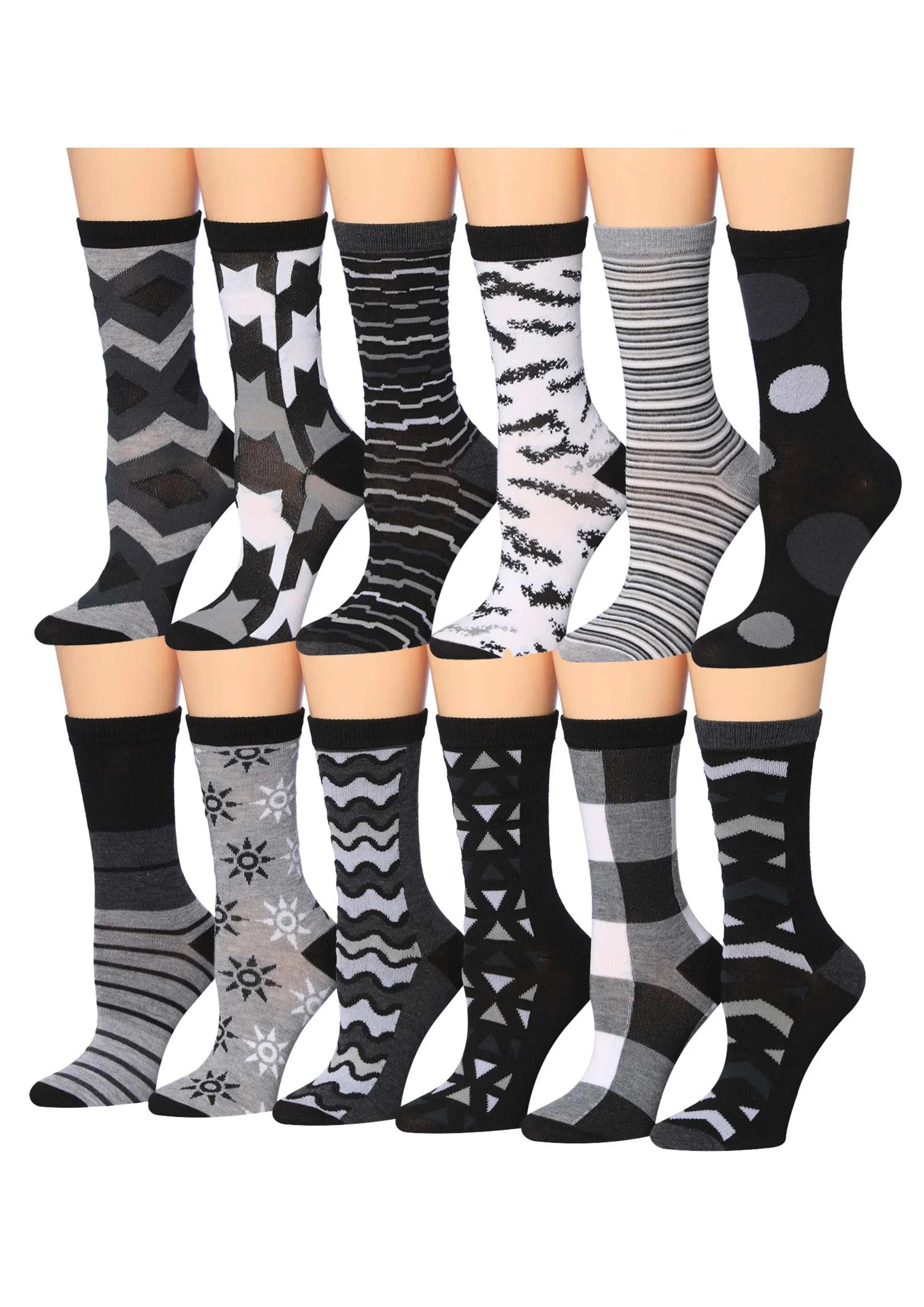 Black White Socks