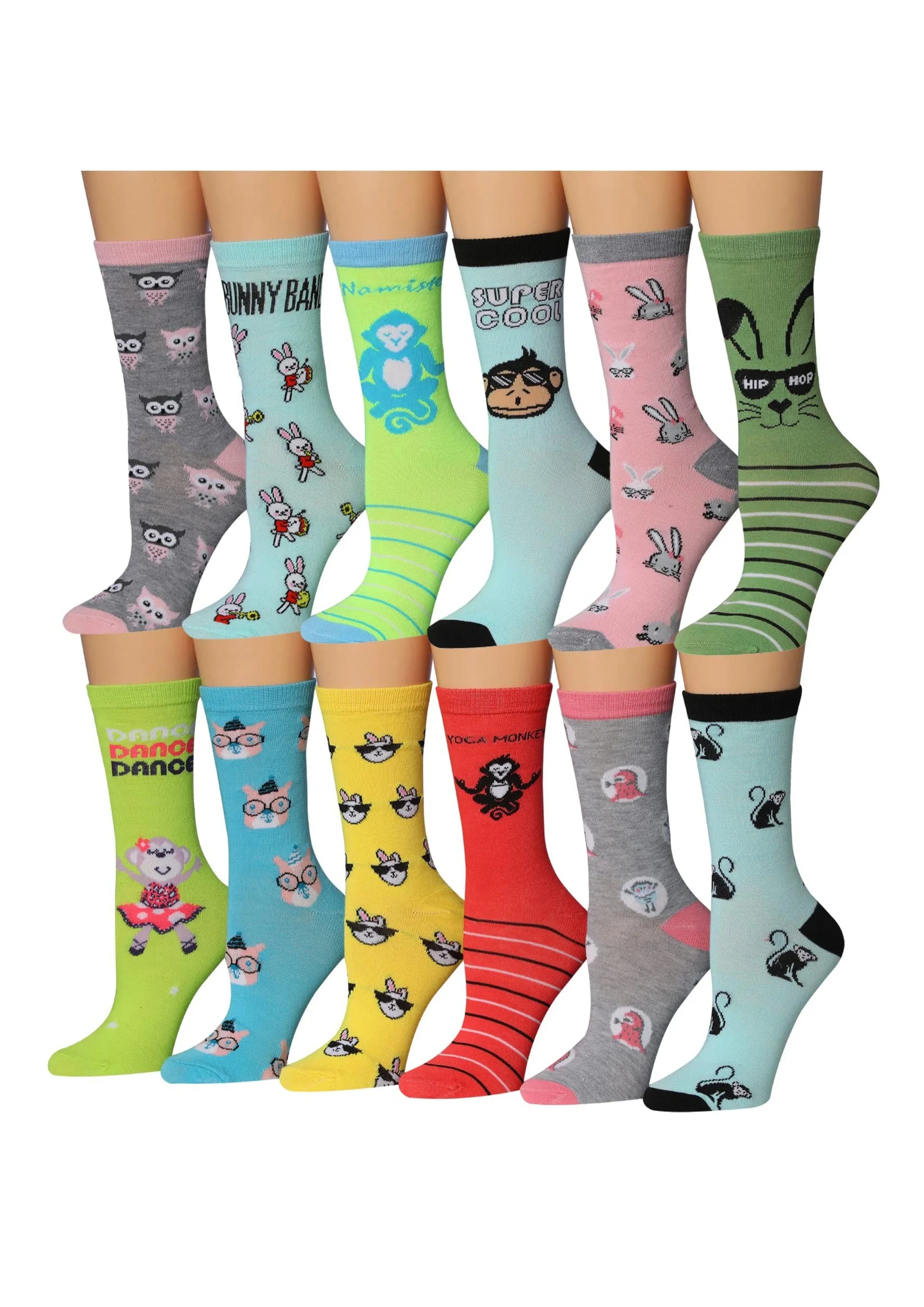 Rabbit & Monkey Socks