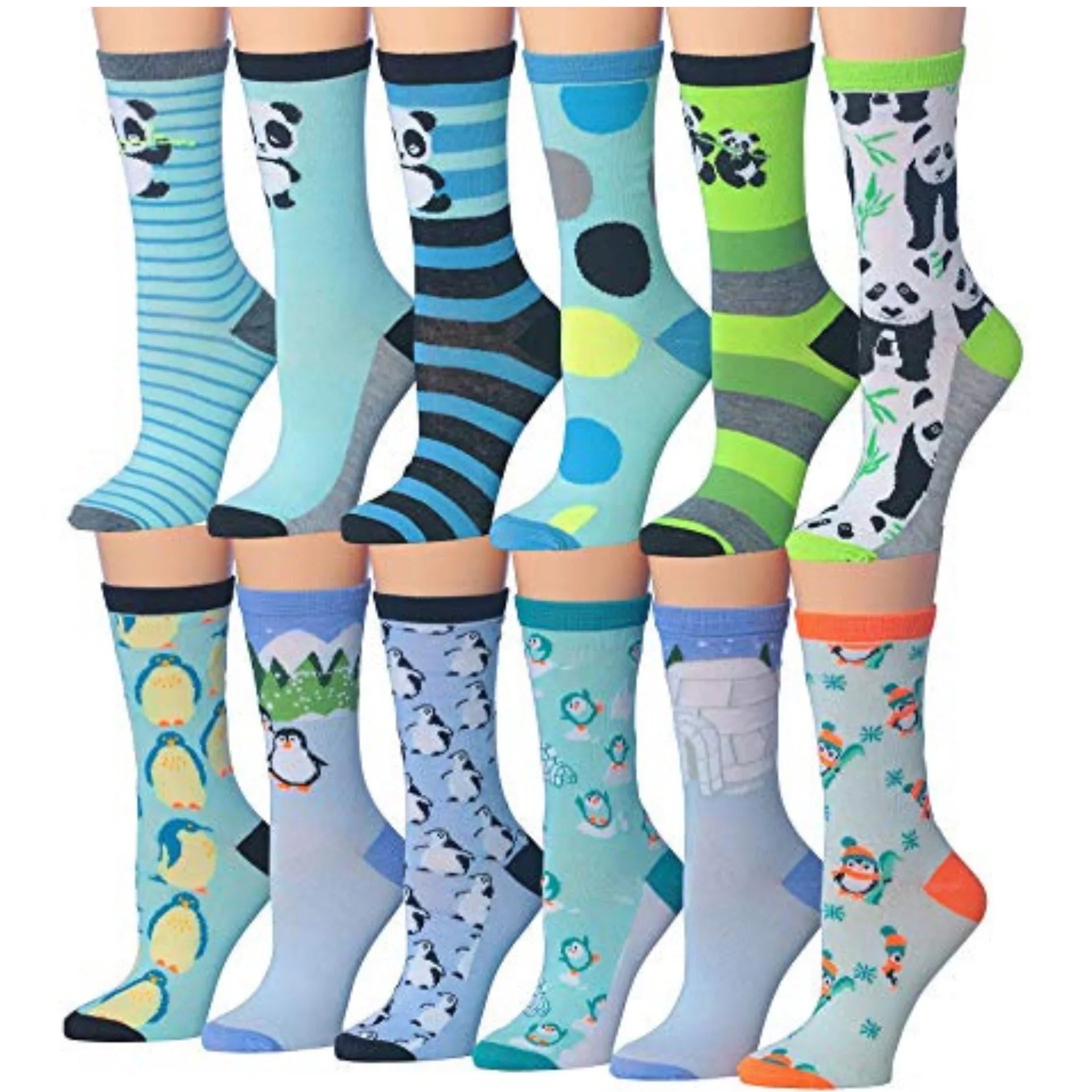 Penguin & Panda Socks