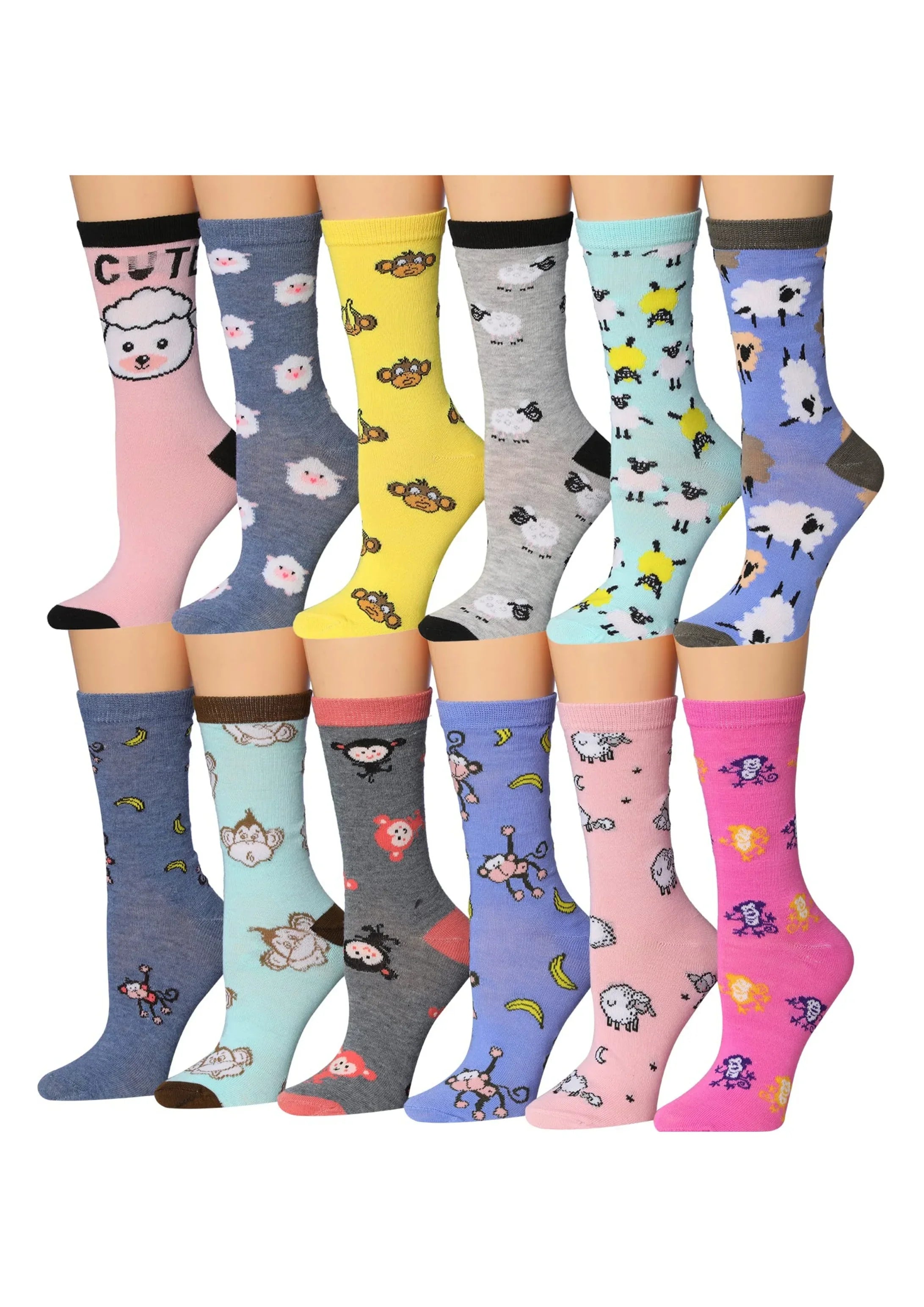 Monkey Pattern Socks