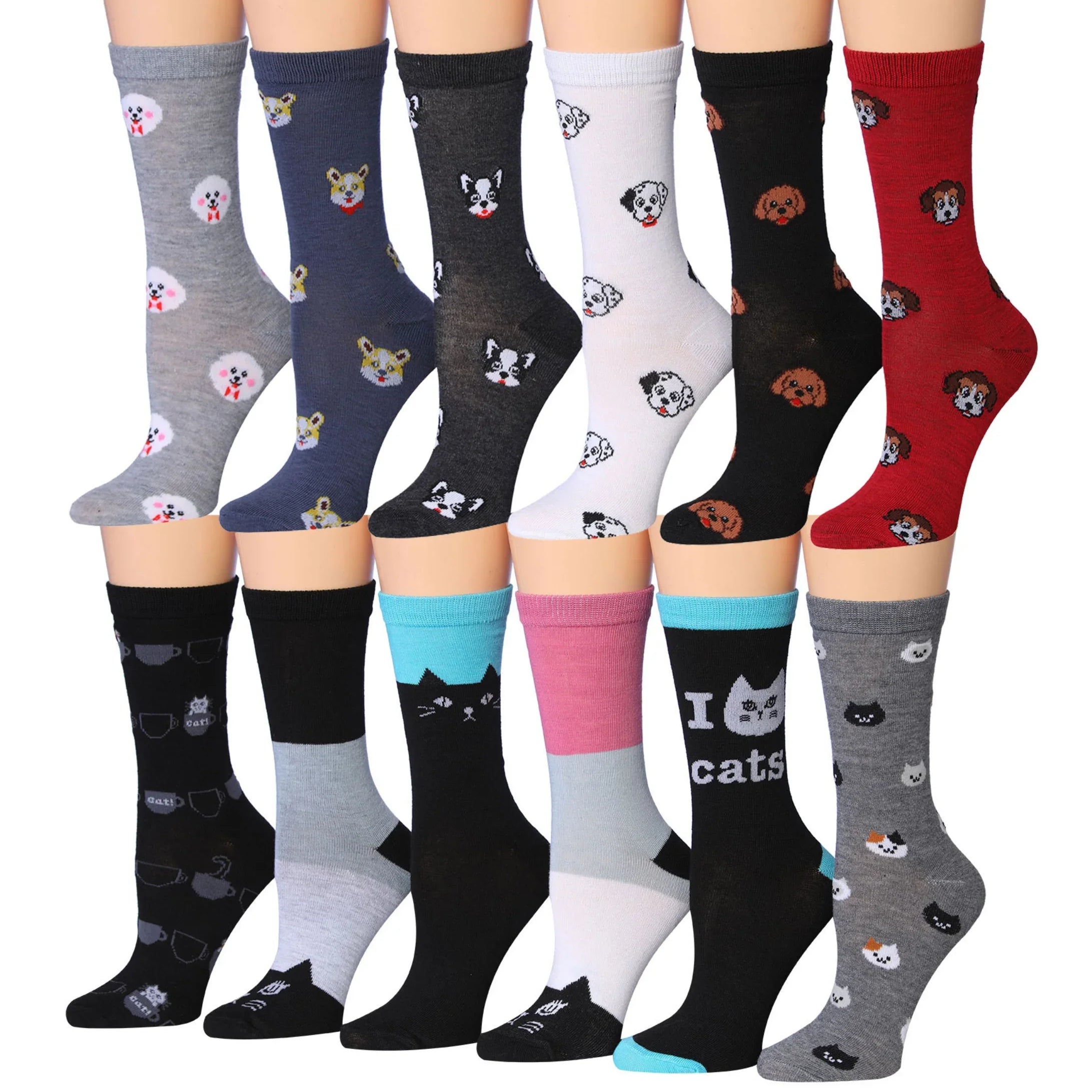 Women's Dog And Cat Socks 