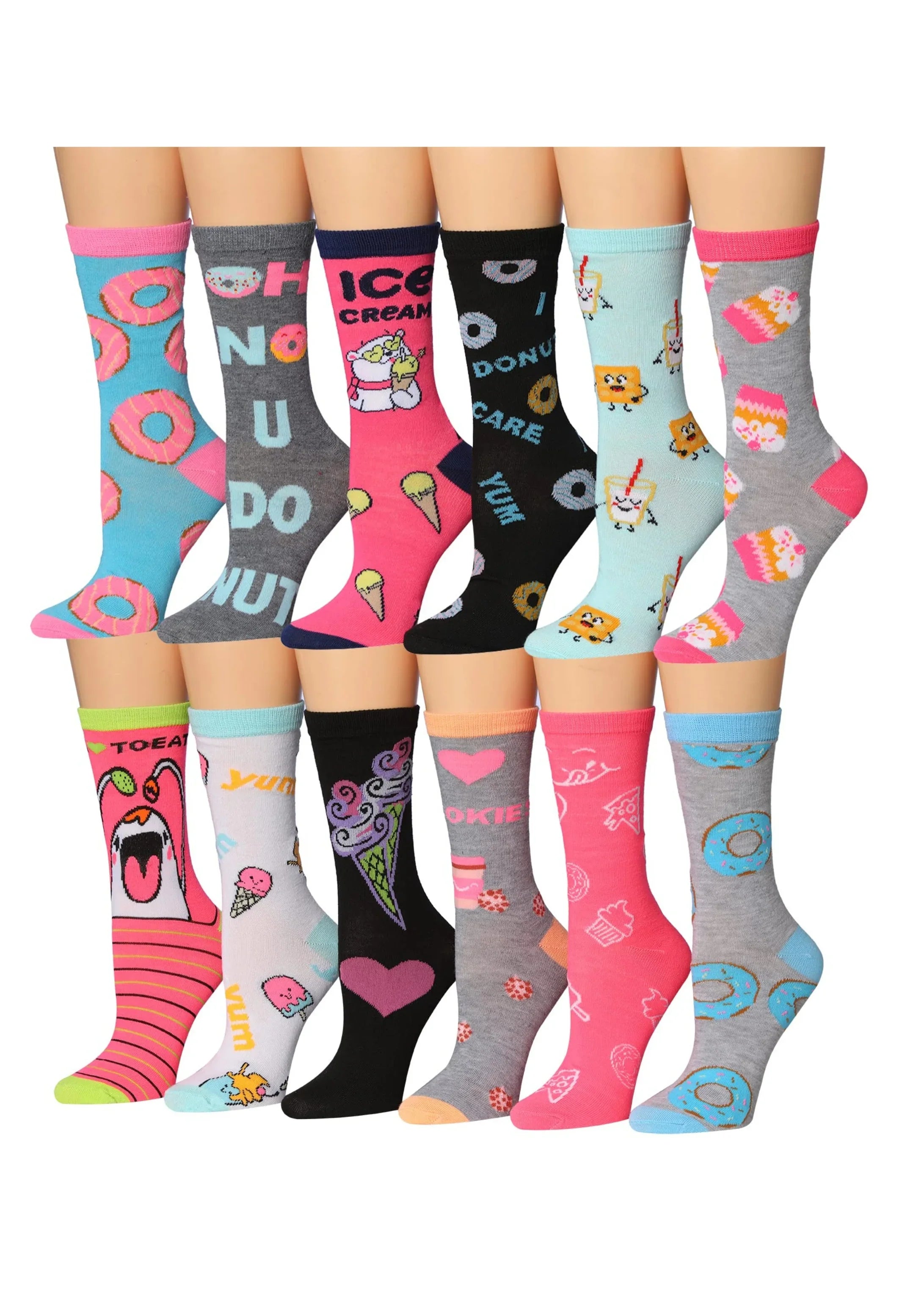 Pink & Blue Socks 