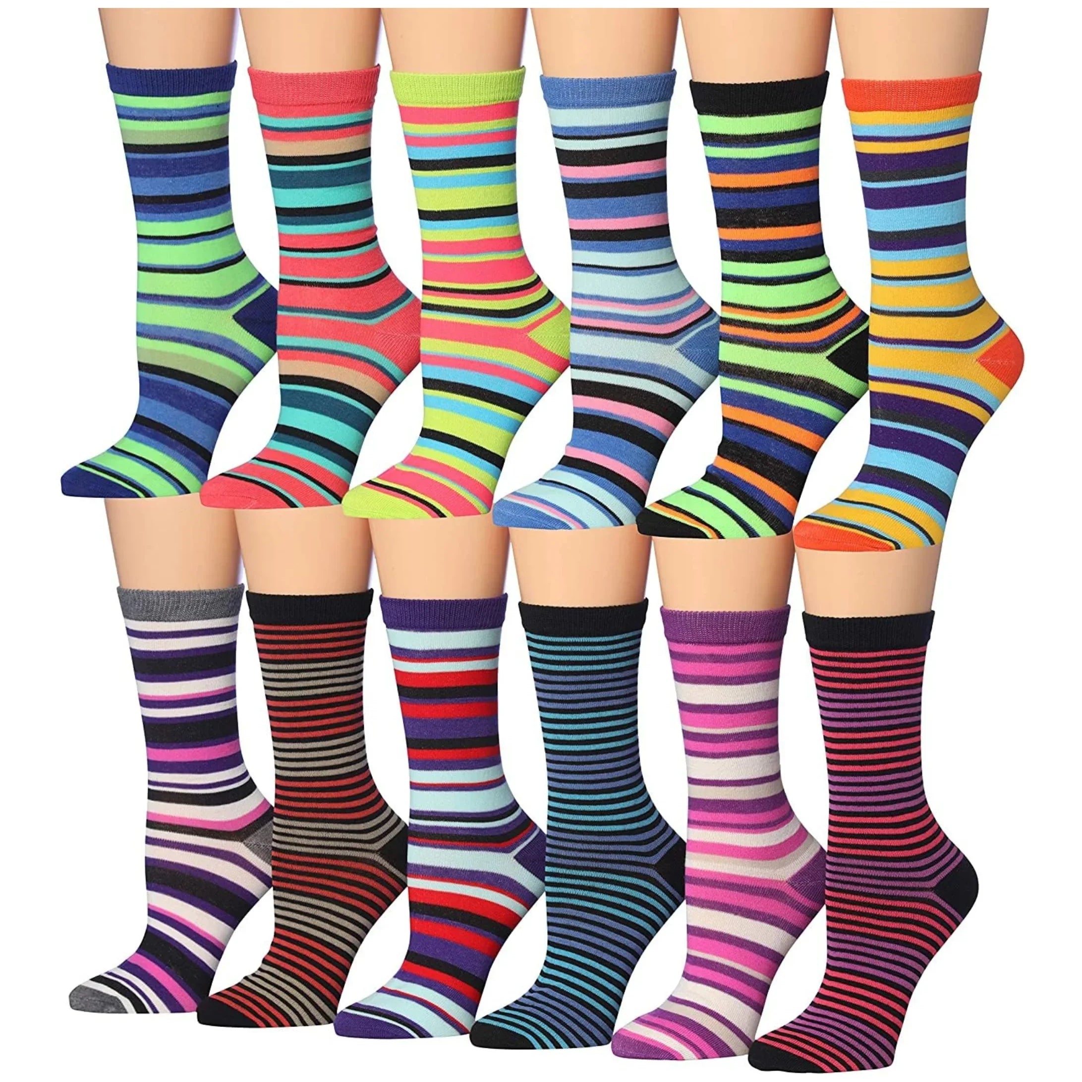 Striped Crew Socks
