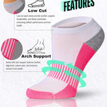 women's low cut white socks