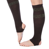 Tipi Toe Women Stirrup Socks - Lightweight Girl's Toeless Socks Knee High - Stretchable Women's Stockings Workout socks