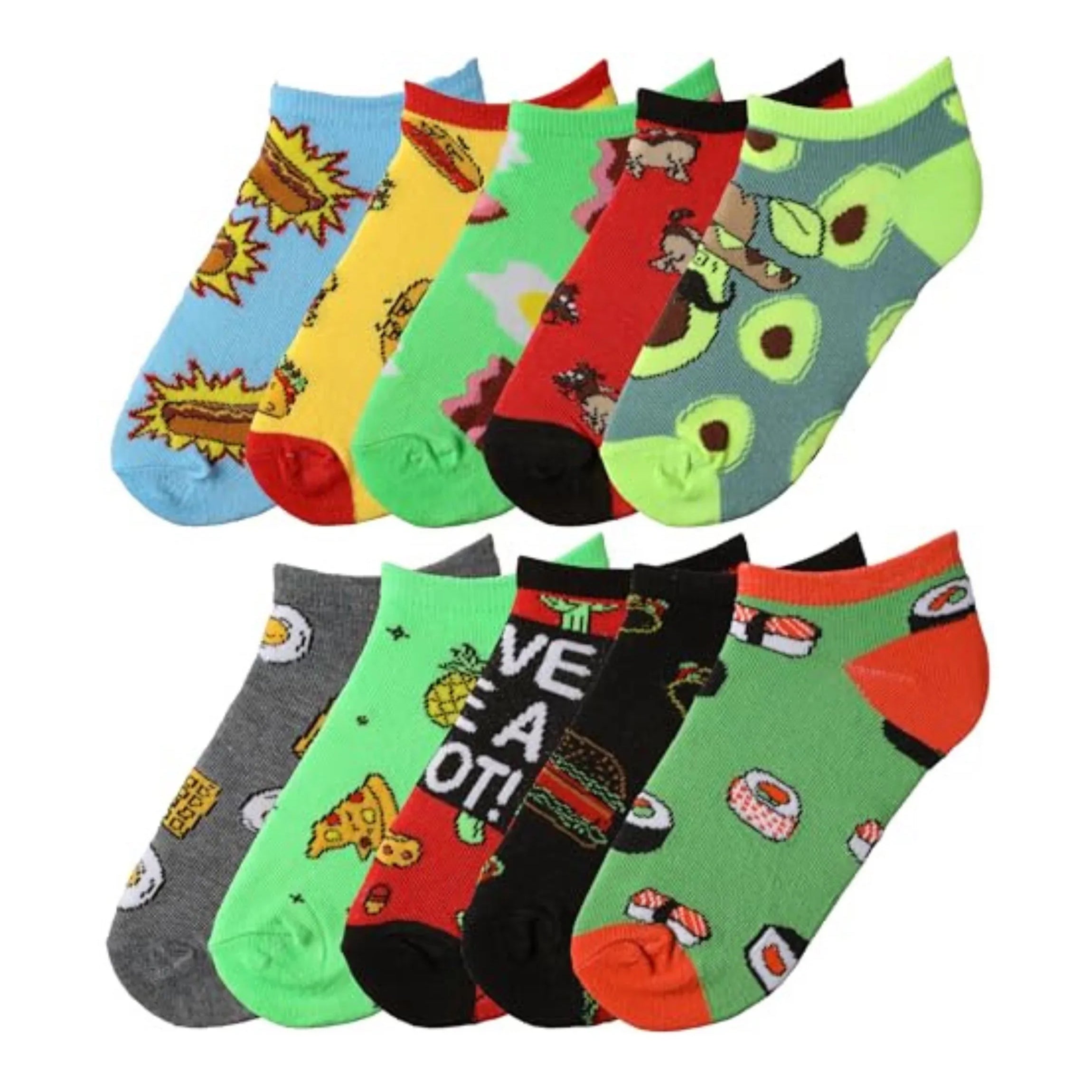 Boys Foodie Low Cut Socks