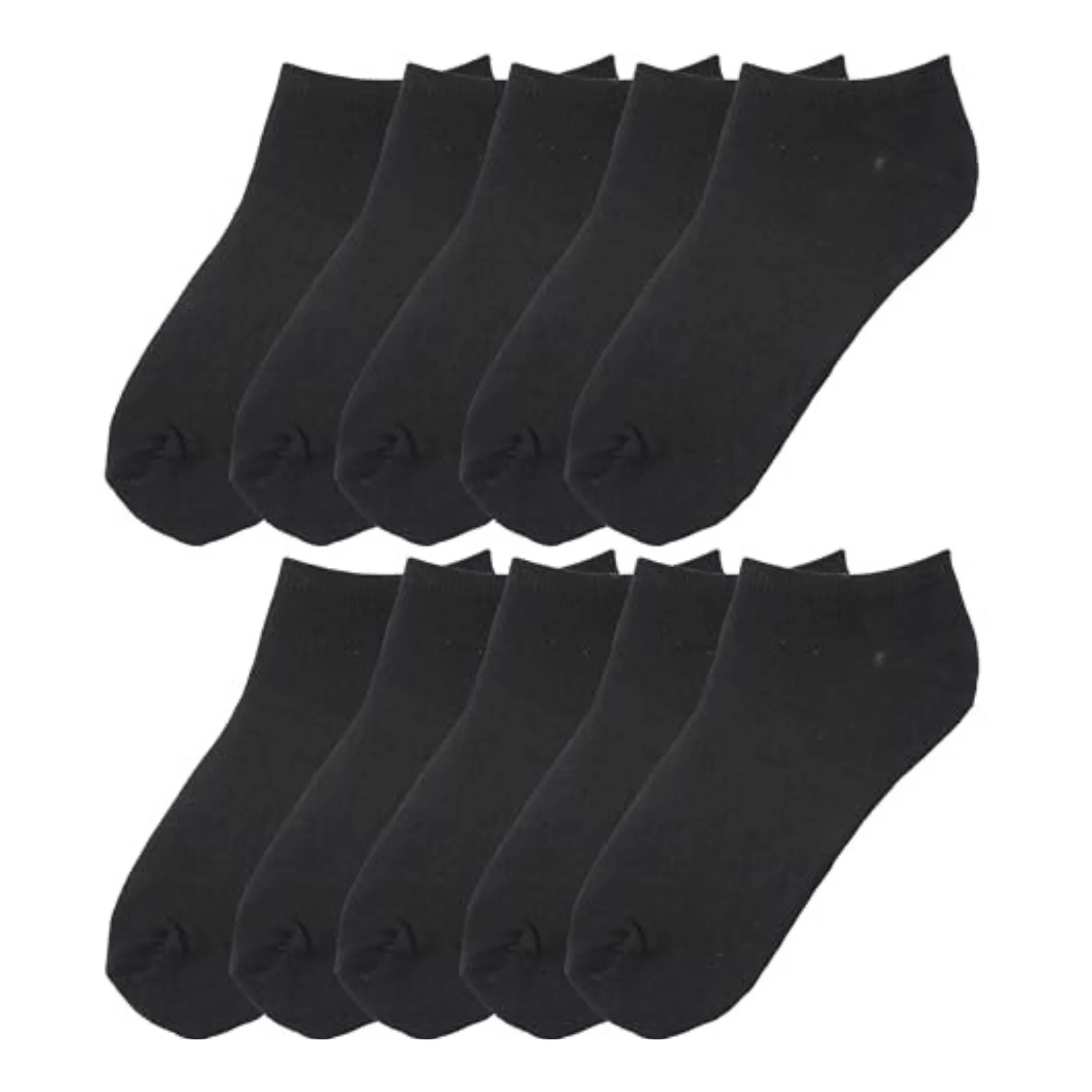 Boys Black Low Cut Socks