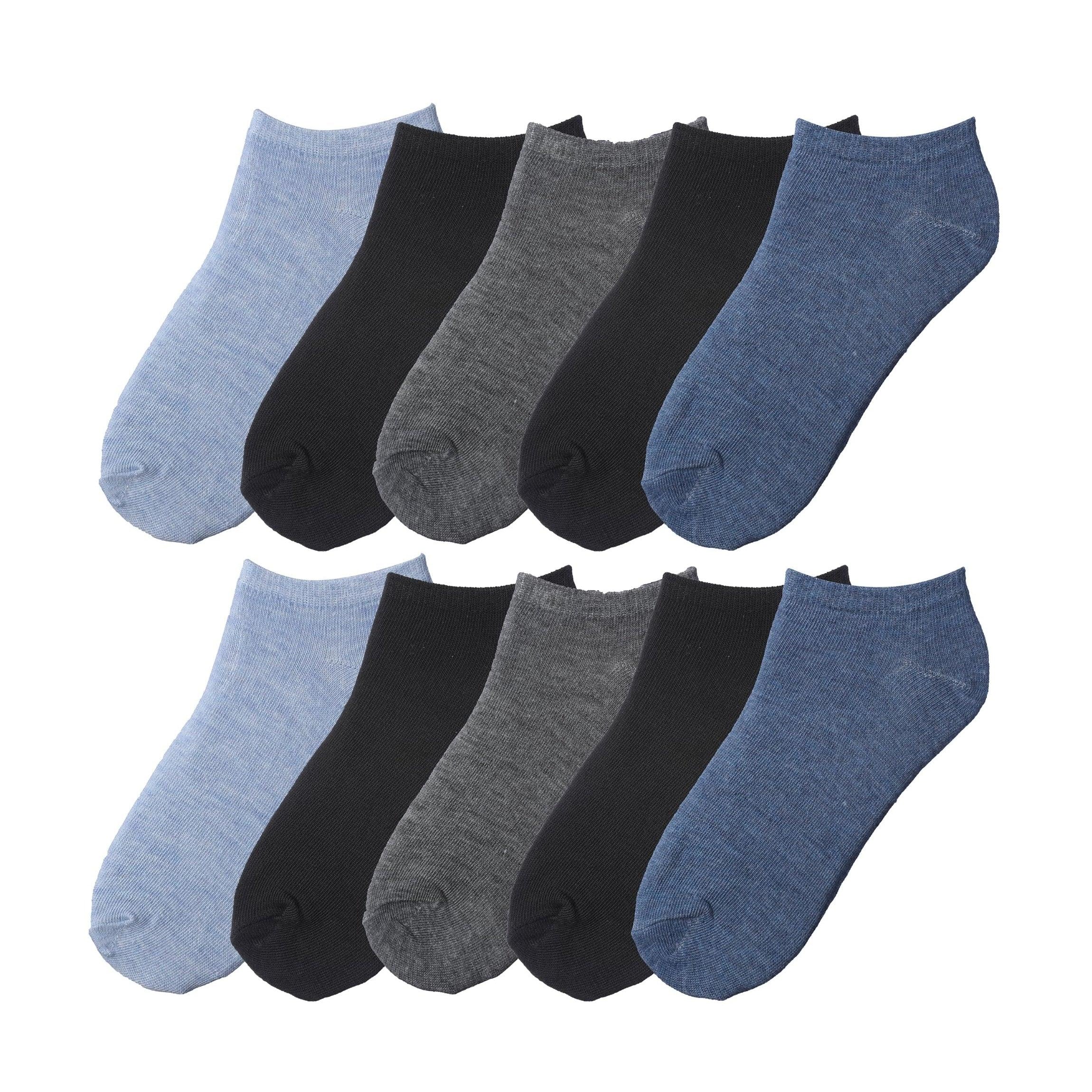 Boys Denim Low Cut Socks