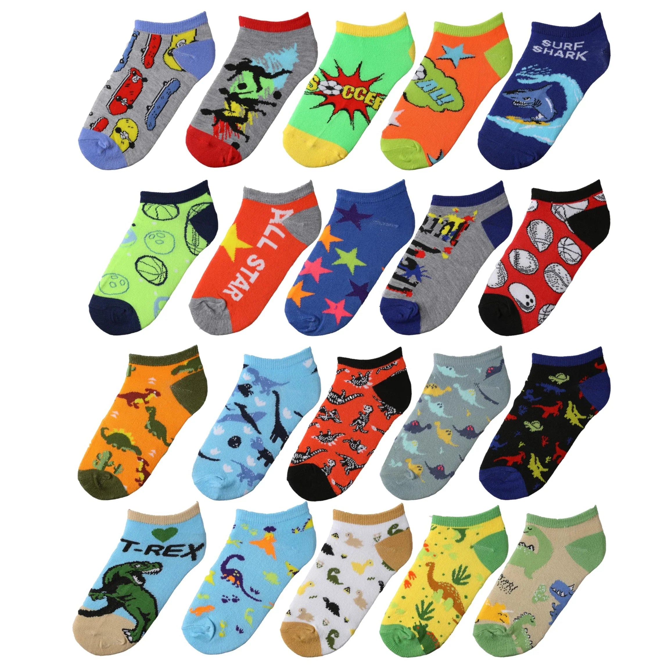 Boys Adventute No Show Socks